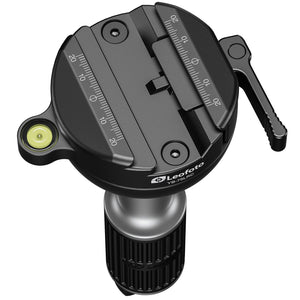Leofoto YB75 LRC & BA-75 Leofoto Package Leveling Head W/ Large Handle & Bowl