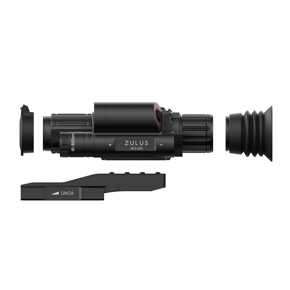 DNT Optics ZULUS HD 5-20X Digital Night Vision Scope with Laser Rangefinder ZHD520R