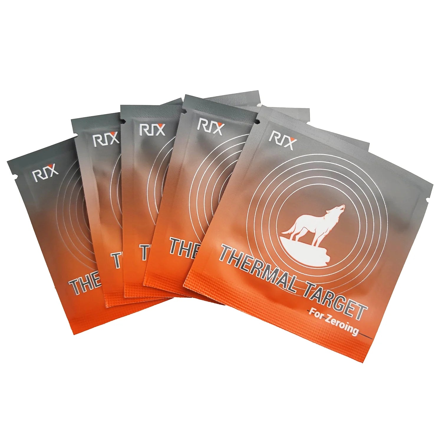 RIX Rix Thermal Target For Zeroing 5 Pack