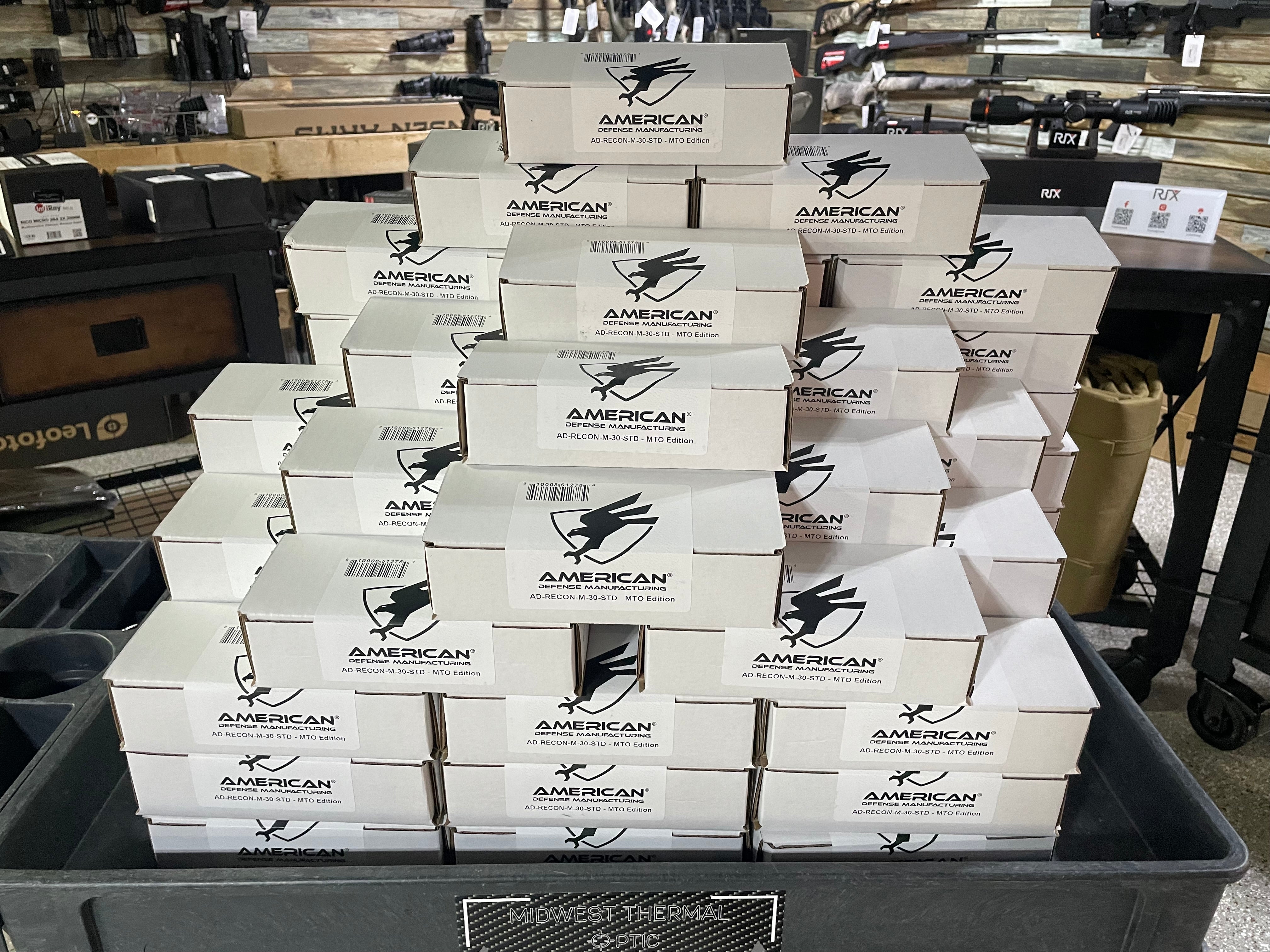 ADM American Defense 🔥MTO Edition 🔥 American Defense AD-RECON 30 STD Optic Mount, Black 30mm