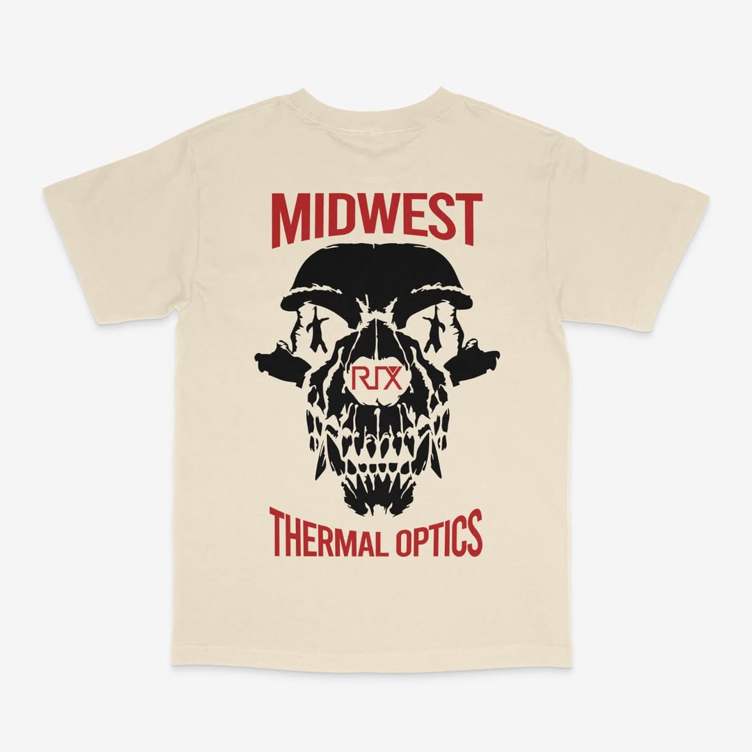 Midwest Thermal Optics MTO RIX Optics Skull T-Shirt Comfort Colors
