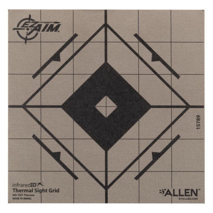 BYALLEN EZ Aim Adhesive Thermal 6" Sight Grid Target