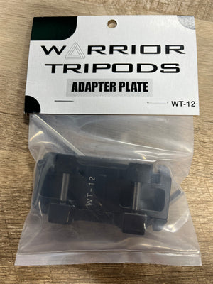 Warrior Tripods Tripod accessories Warrior Tripods Adapter Plate (Picatinny to ARCA)