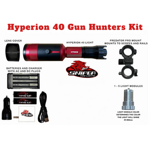Sniper Hog Lights Night Vision Scope Sniper Hog Lights Hyperion 40 Gun Hunters Kit
