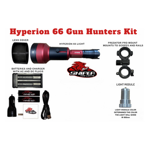 Sniper Hog Lights Night Vision Scope Sniper Hog Lights Hyperion 66 Gun Hunters Kit
