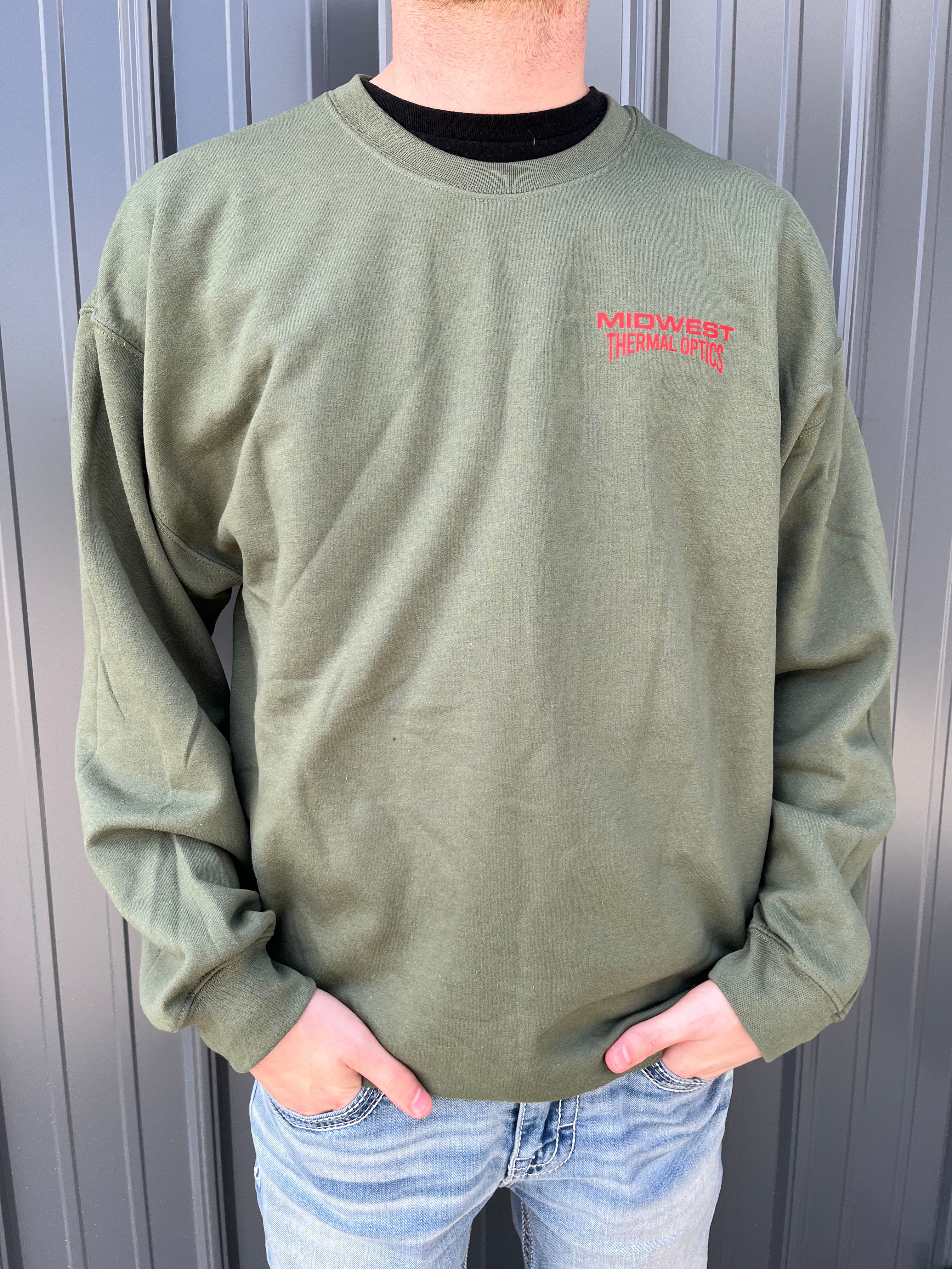 Midwest Thermal Optics MTO RIX Optics Skull Crewneck