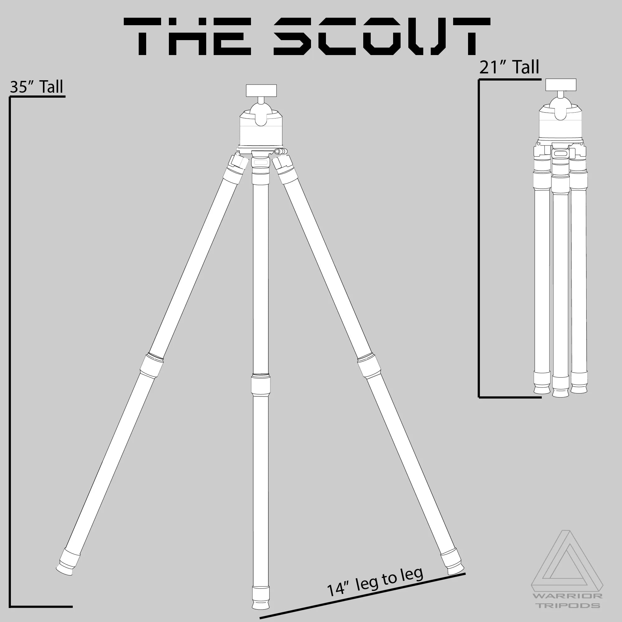 Warrior Tripods tripod 🔥 Sale The Scout Warrior Tripod