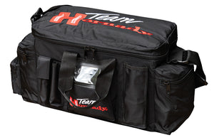Hornady Team Hornady Range Bag Black with Red Logo Nylon with Large Compartment