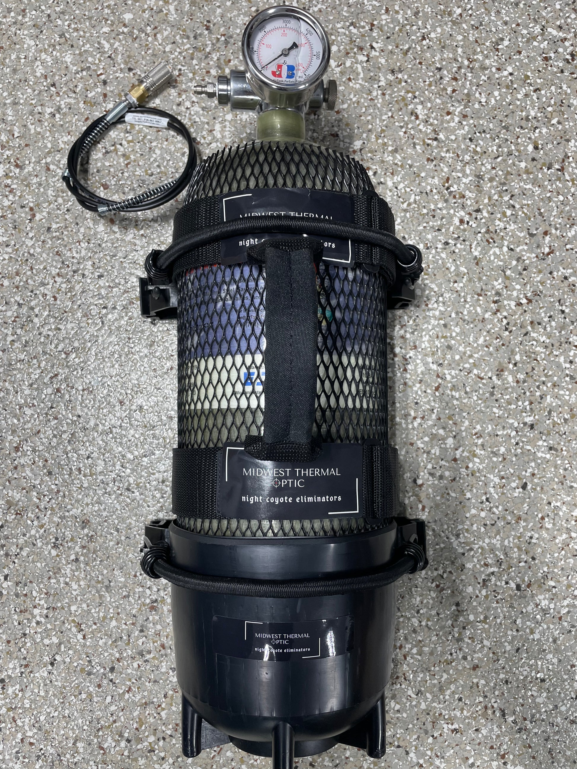 Midwest Thermal Optics Air Tank 410 Cu In/74 Cu Ft 4500 PSI Tank *PICK UP ONLY*