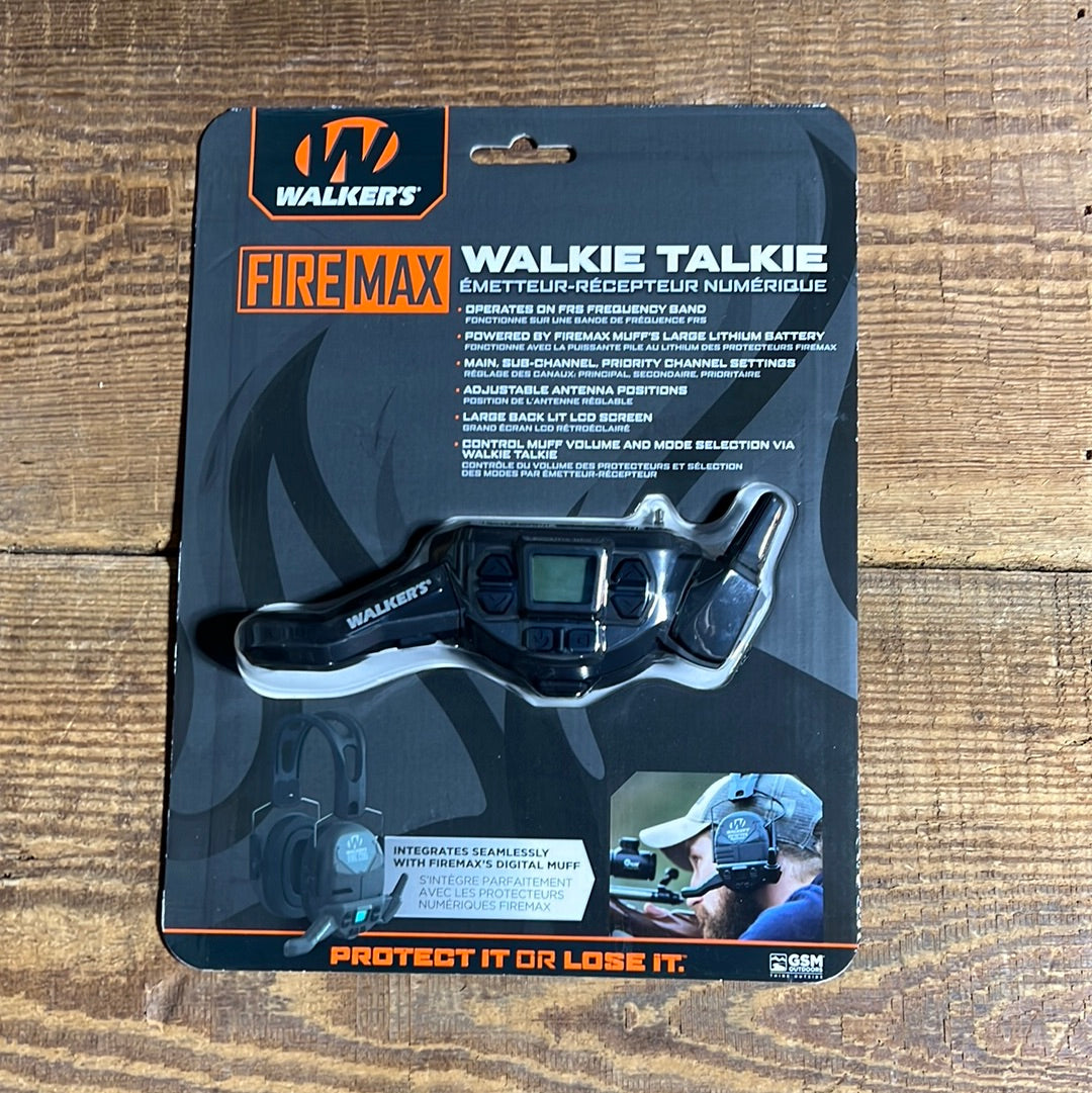 Walkers Walkers Firemax Muff Walkie Talkie