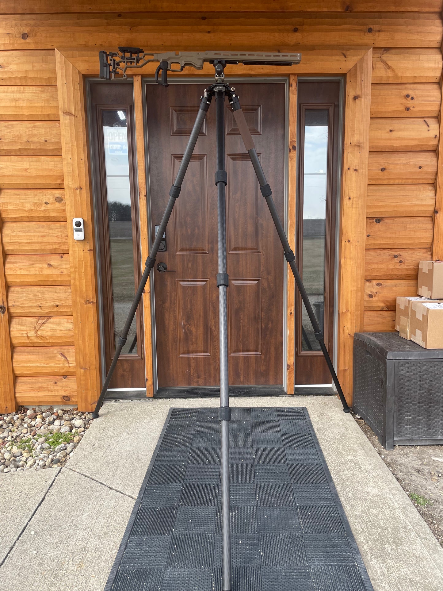 Leofoto LN-404C Systematic MASSIVE Bowl Compatible Carbon Fiber Tripod W/ 100mm Bowl