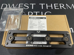 SHINEWEE Arca Rail 5.51” MLOK Tripod Mount Adapter Rifle Tripod Ballhead Quick Release Plate