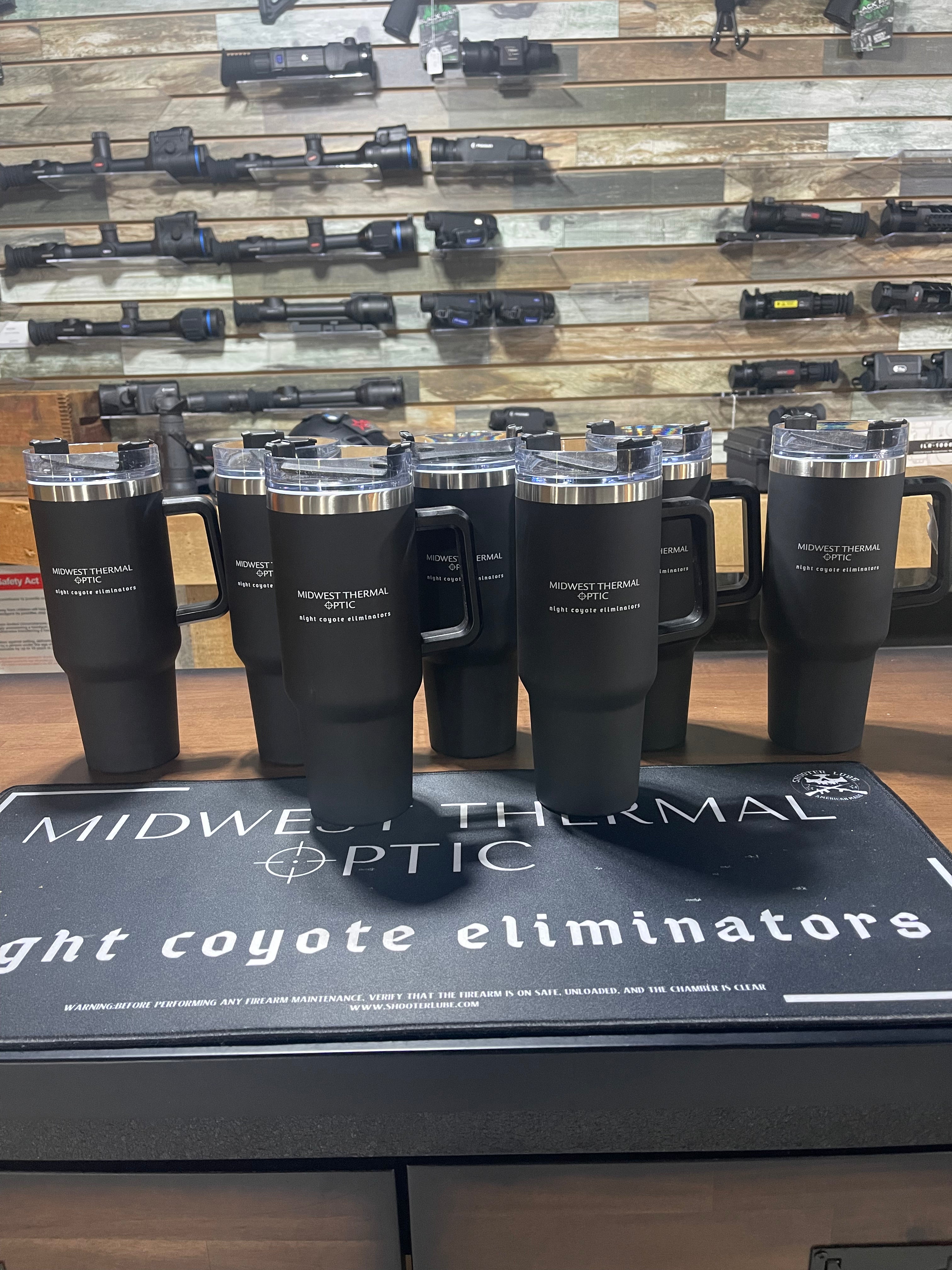 Midwest Thermal Optics New! Mugs 40 Ounce W/Straw READ BELOW