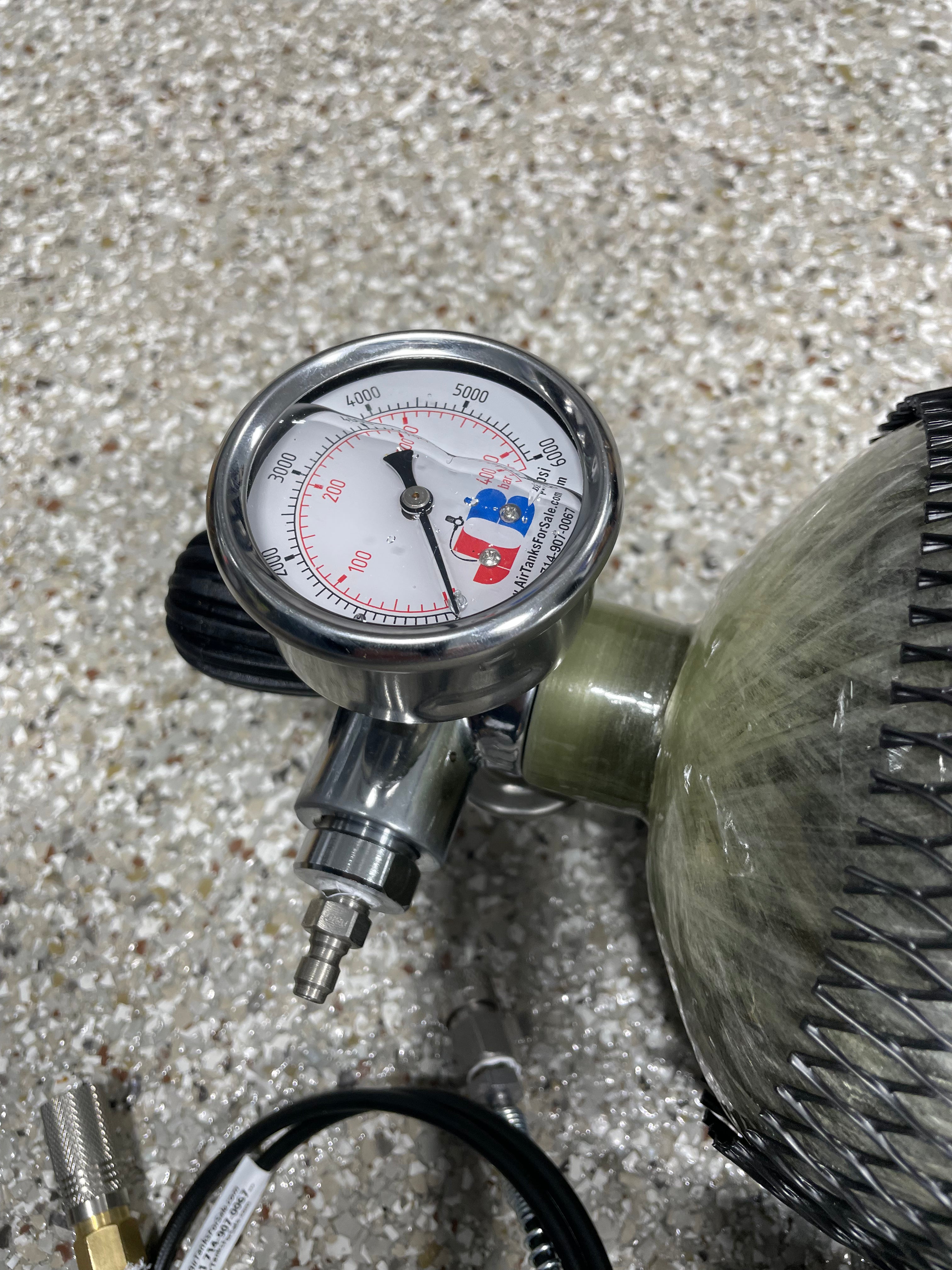 Midwest Thermal Optics Air Tank 410 Cu In/74 Cu Ft 4500 PSI Tank *PICK UP ONLY*