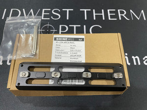 SHINEWEE Arca Rail 5.51” MLOK Tripod Mount Adapter Rifle Tripod Ballhead Quick Release Plate