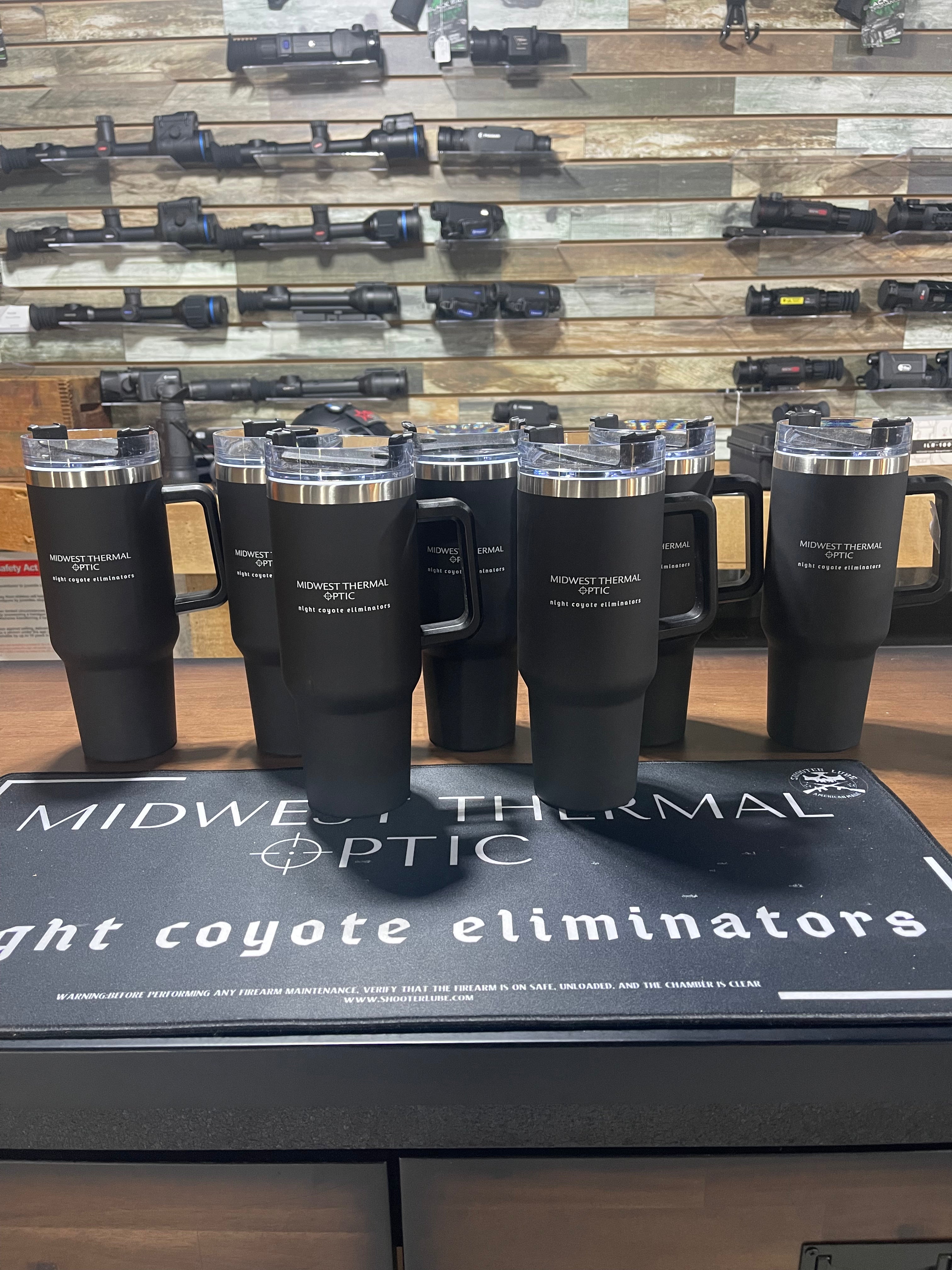 Midwest Thermal Optics New! Mugs 40 Ounce W/Straw READ BELOW