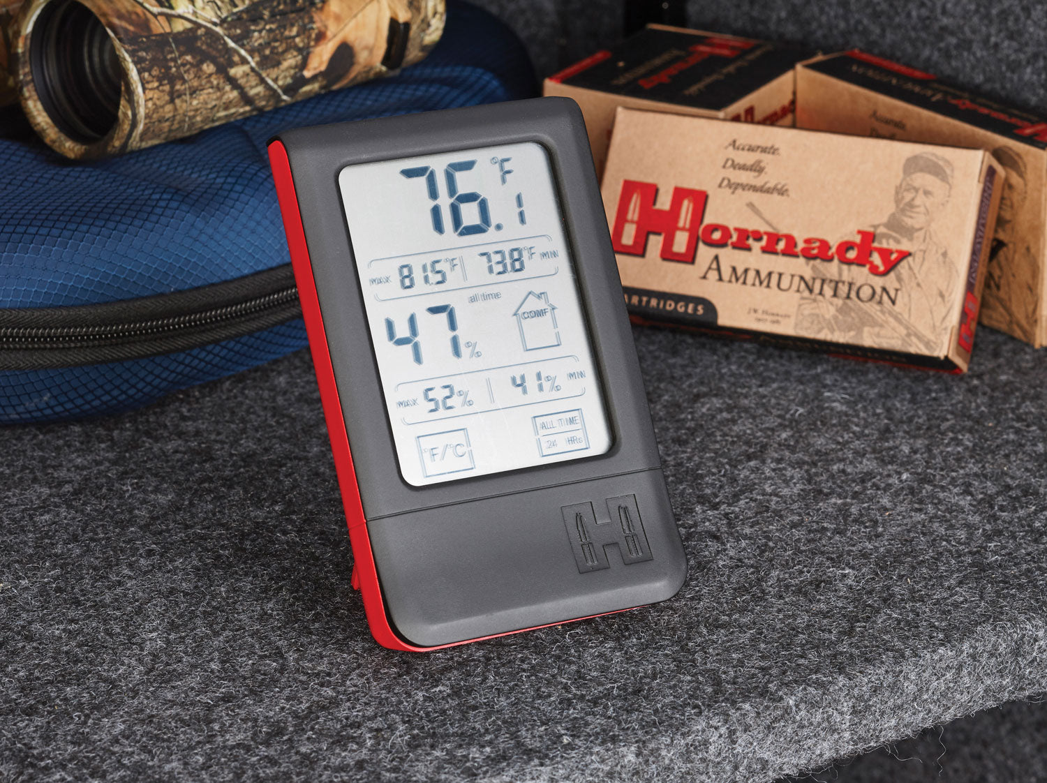 Hornady Hornady 95909 Digital Hygrometer Red AAA