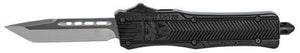 CobraTec CobraTec Knife CTK-1 Small Black - Tanto not serrated