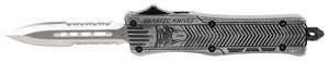 CobraTec CobraTec Knife Small CTK-1 - Stonewashed - Dagger 2 side serrated