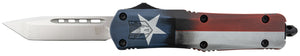 CobraTec CobraTec Knife - MEDIUM FS-3 CERAKOTE TEXAS FLAG - Tanto not serrated
