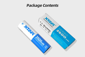 XTAR XTAR Batteries 3.6v 3500mAh 18650 (2 pack)
