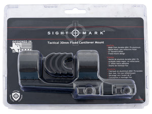 Sightmark Tactical Cantilever Mount Fixed 30mm Ring Black