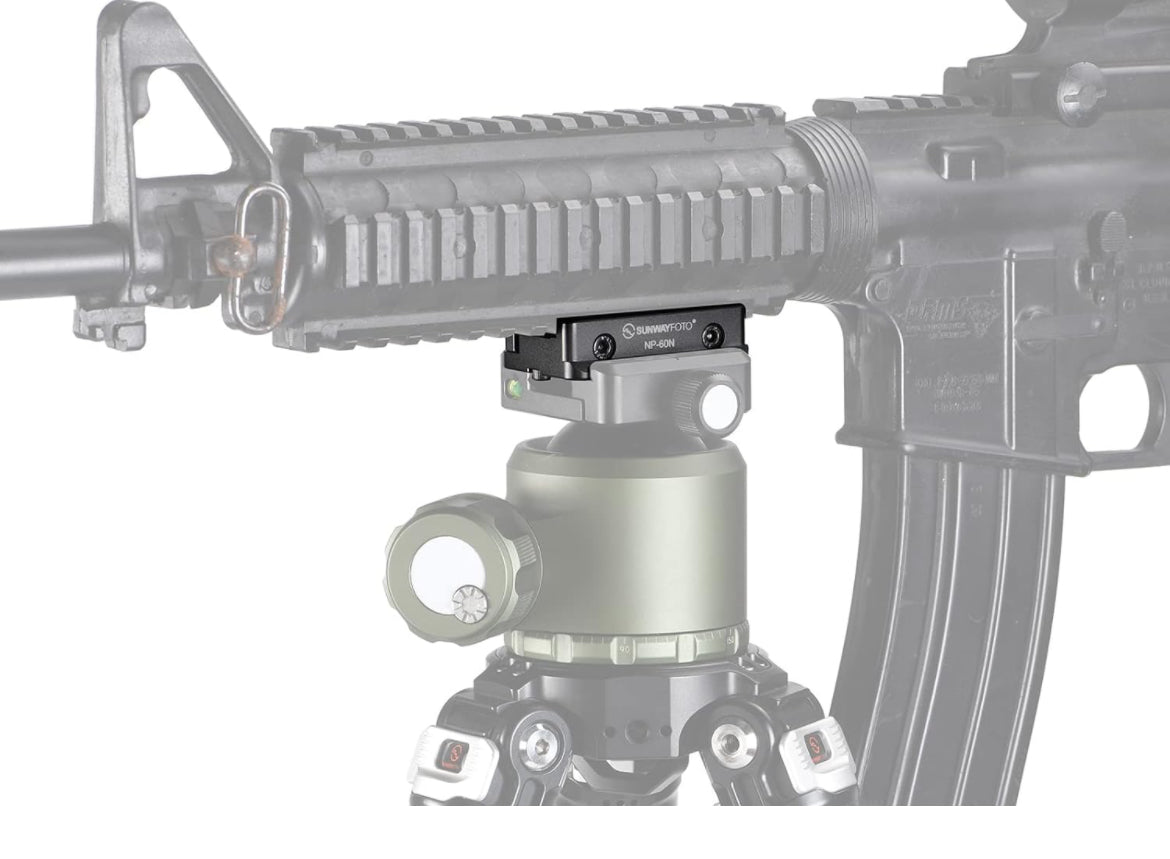ARCA NP-60N Picatinny NATO Arca-Swiss Tripod Dovetail Adapter Mount Arca