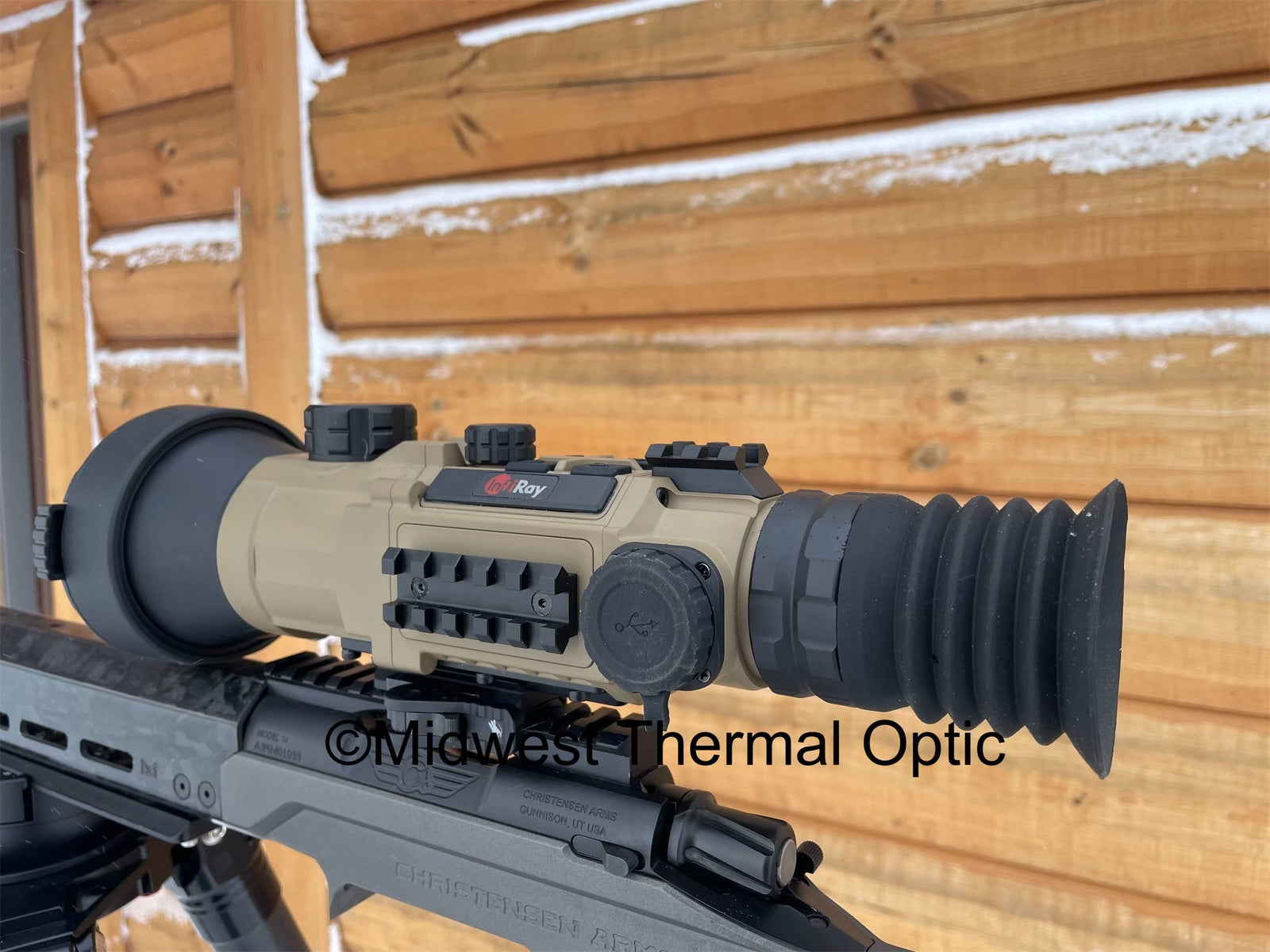 InfiRay Outdoor InfiRay Outdoor RICO HYBRID 640 75mm Thermal Scope HYH75W W/ FREE LRF