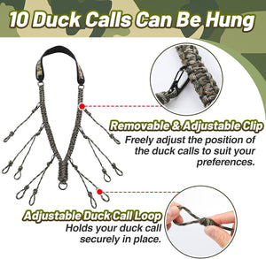 Midwest Thermal Optics Duck Call Lanyard - 10 removable loops