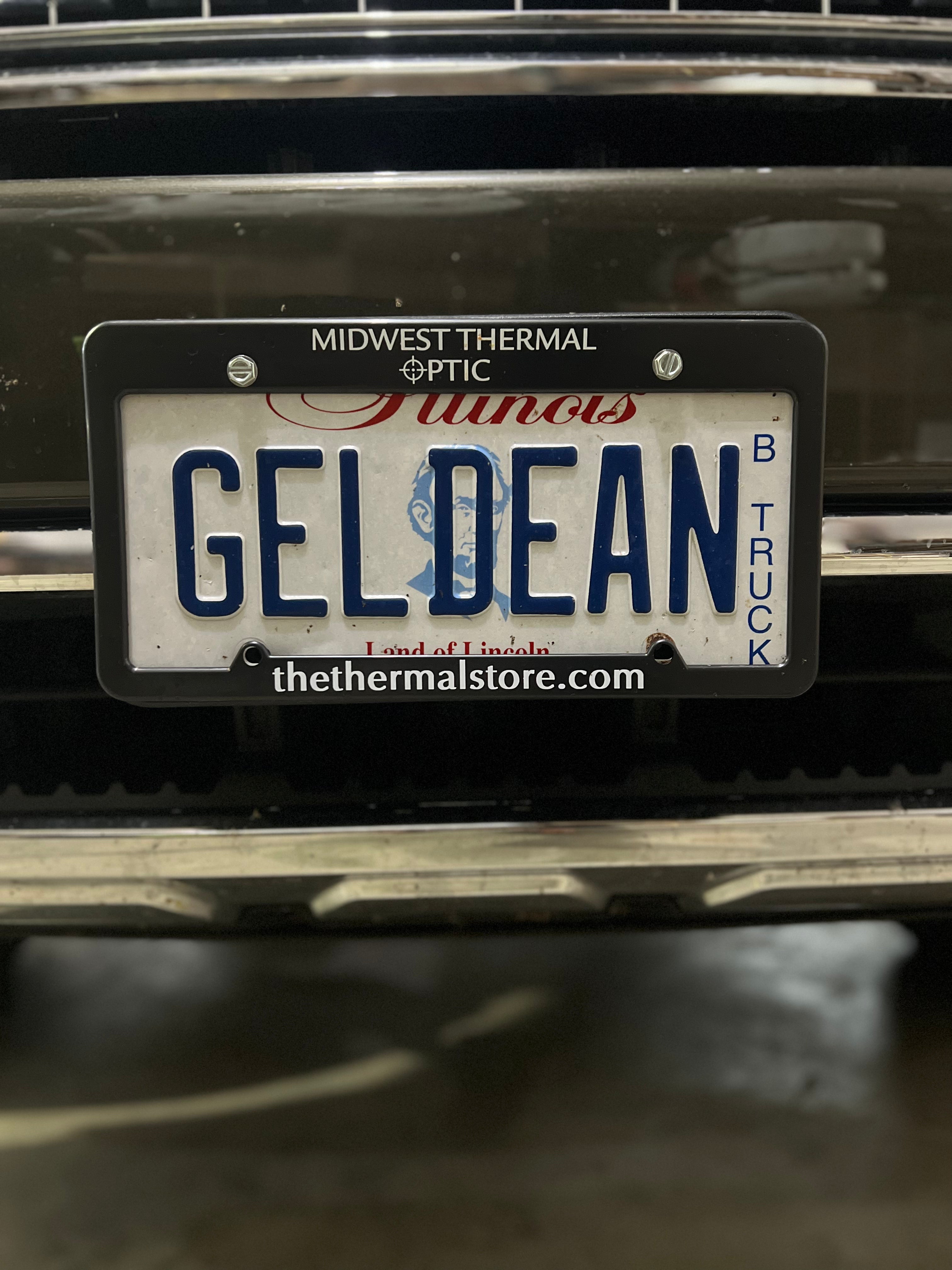 Midwest Thermal Optics Midwest Thermal License Plate Cover