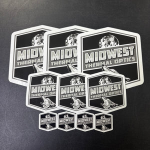 Midwest Thermal Optics Sticker Midwest Thermal Optics 10-Pack Sticker Bundle – Waterproof Decals