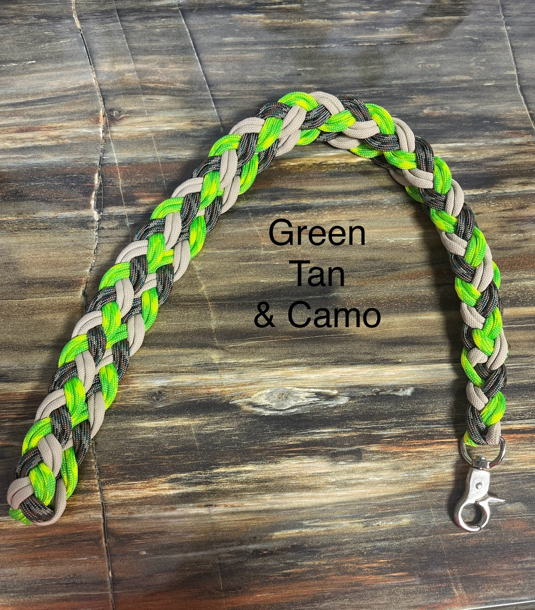 Life is Now Outdoors Life is Now Outdoors Paracord Remote or Scanner Lanyard Green Tan & Camo