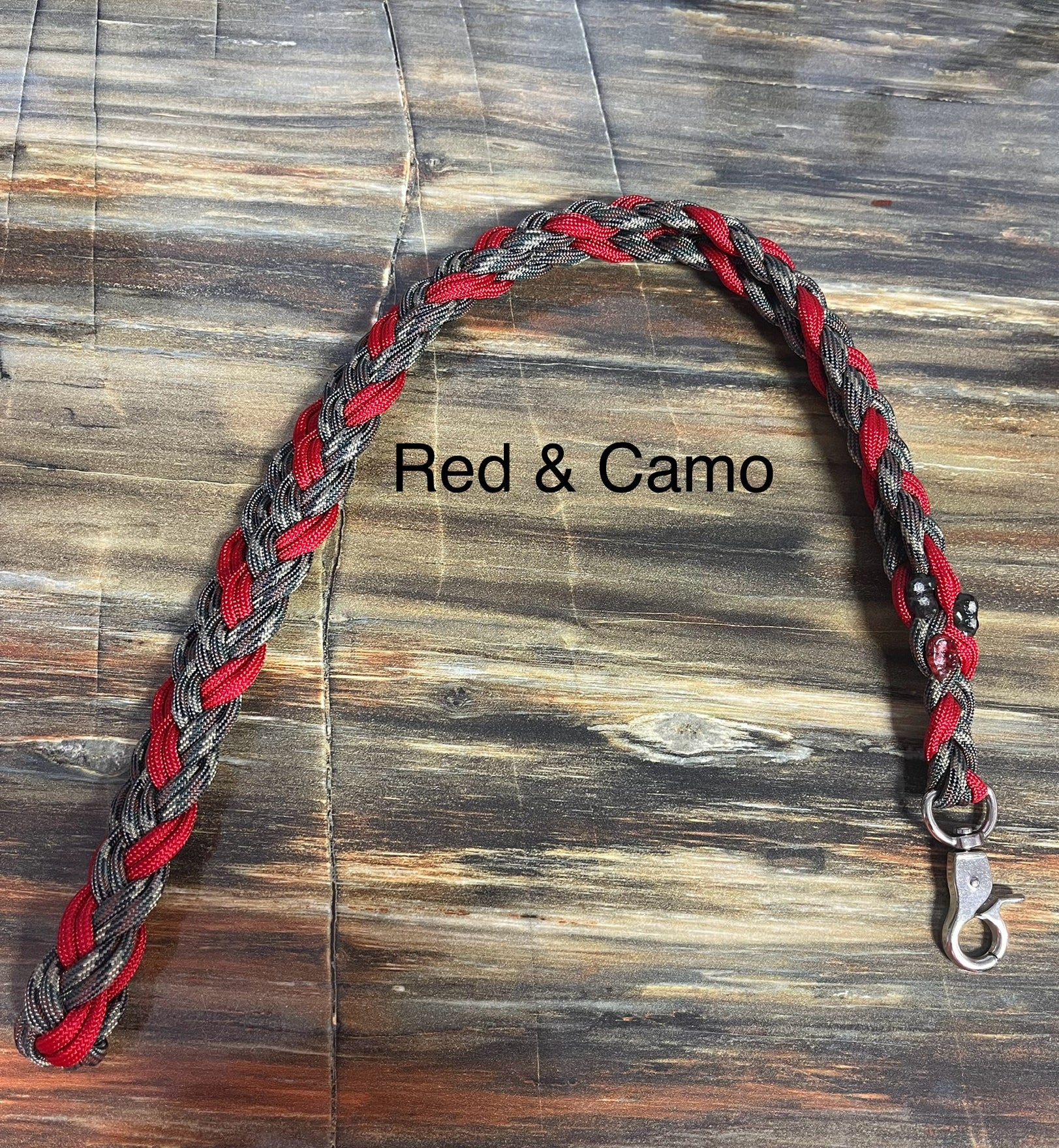 Life is Now Outdoors Life is Now Outdoors Paracord Remote or Scanner Lanyard Red & Camo