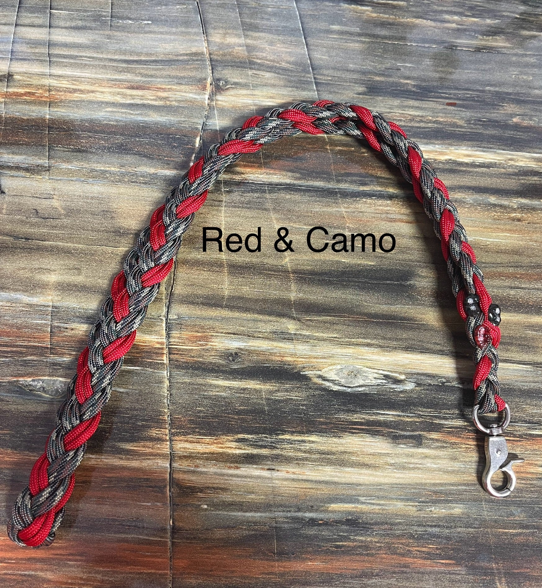 Life is Now Outdoors Life is Now Outdoors Paracord Remote or Scanner Lanyard Red & Camo