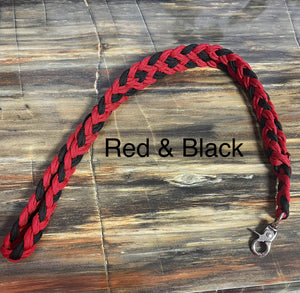 Life is Now Outdoors Life is Now Outdoors Paracord Remote or Scanner Lanyard Red and black