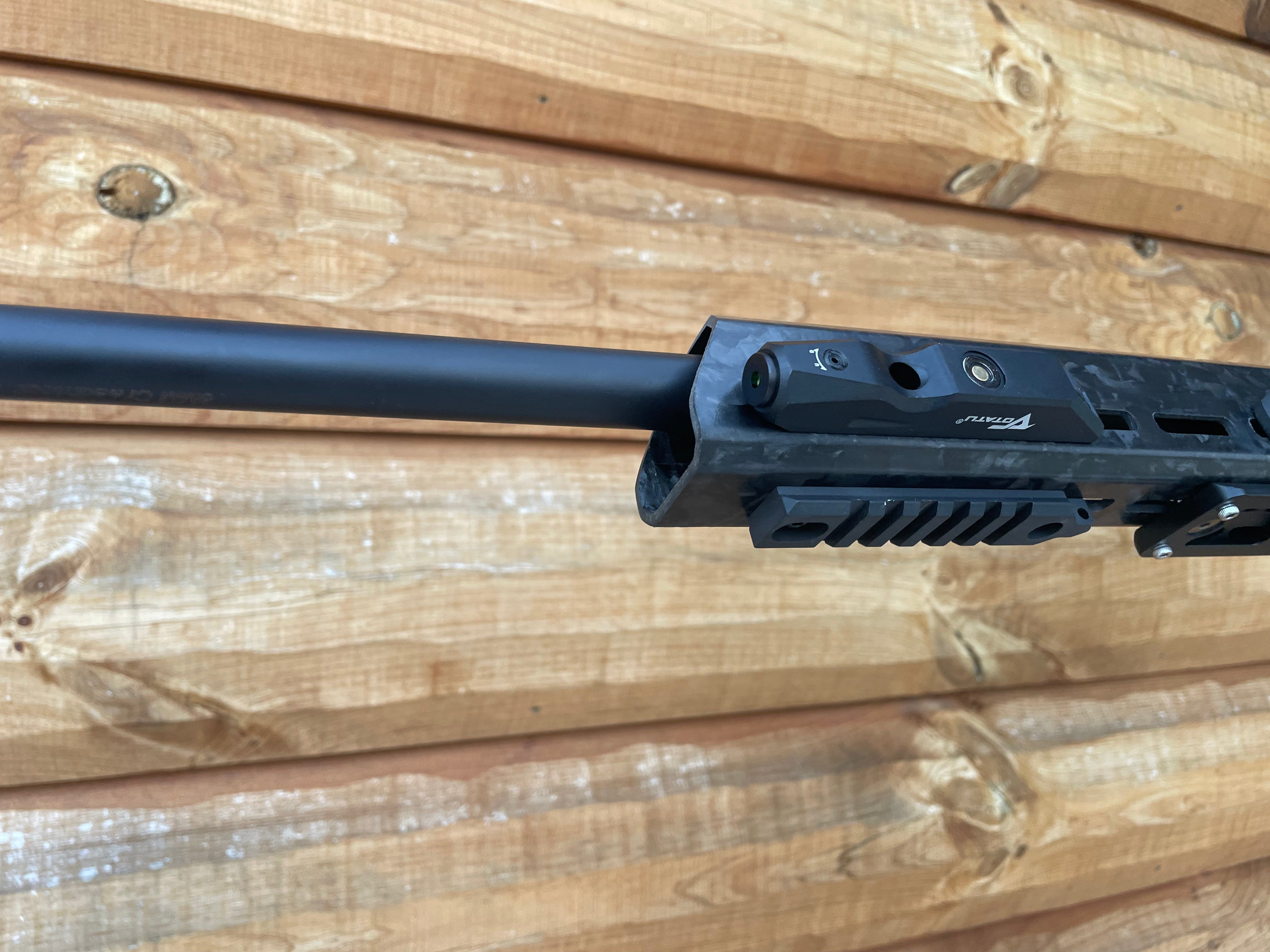 Votatu M4L Green Laser Sight Compatible with M-Lok Rail Surface, Ultra Low-Profile Tactical Rifle Laser Sight with Strobe Function Magnetic