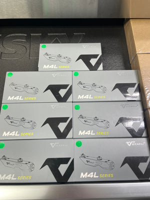 Votatu M4L Green Laser Sight Compatible with M-Lok Rail Surface, Ultra Low-Profile Tactical Rifle Laser Sight with Strobe Function Magnetic