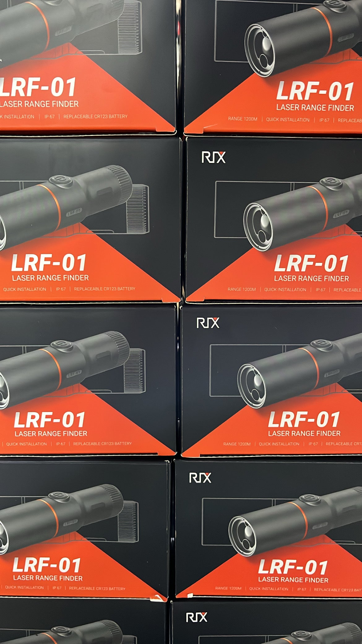 10 lrf boxes stacked