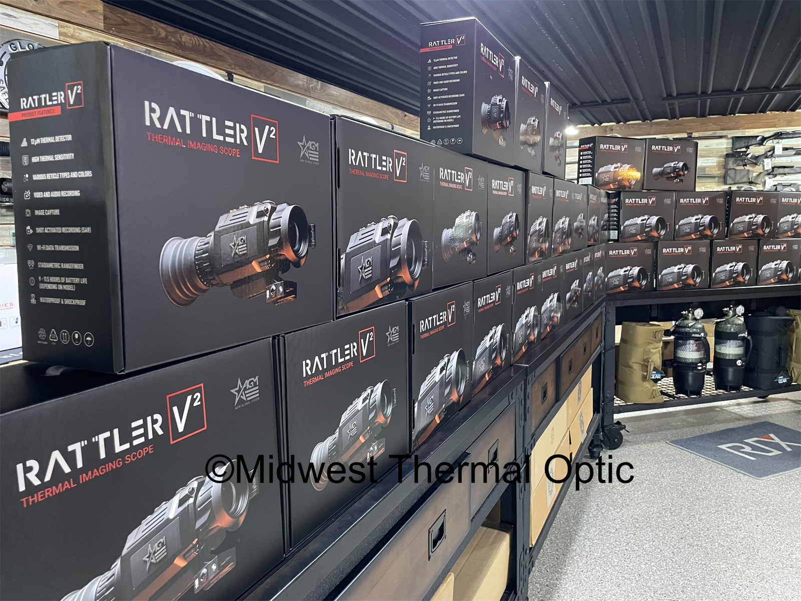 Agm Rattler Models AGM Rattler V2 19-256 Thermal Scope | Midwest Thermal Optics