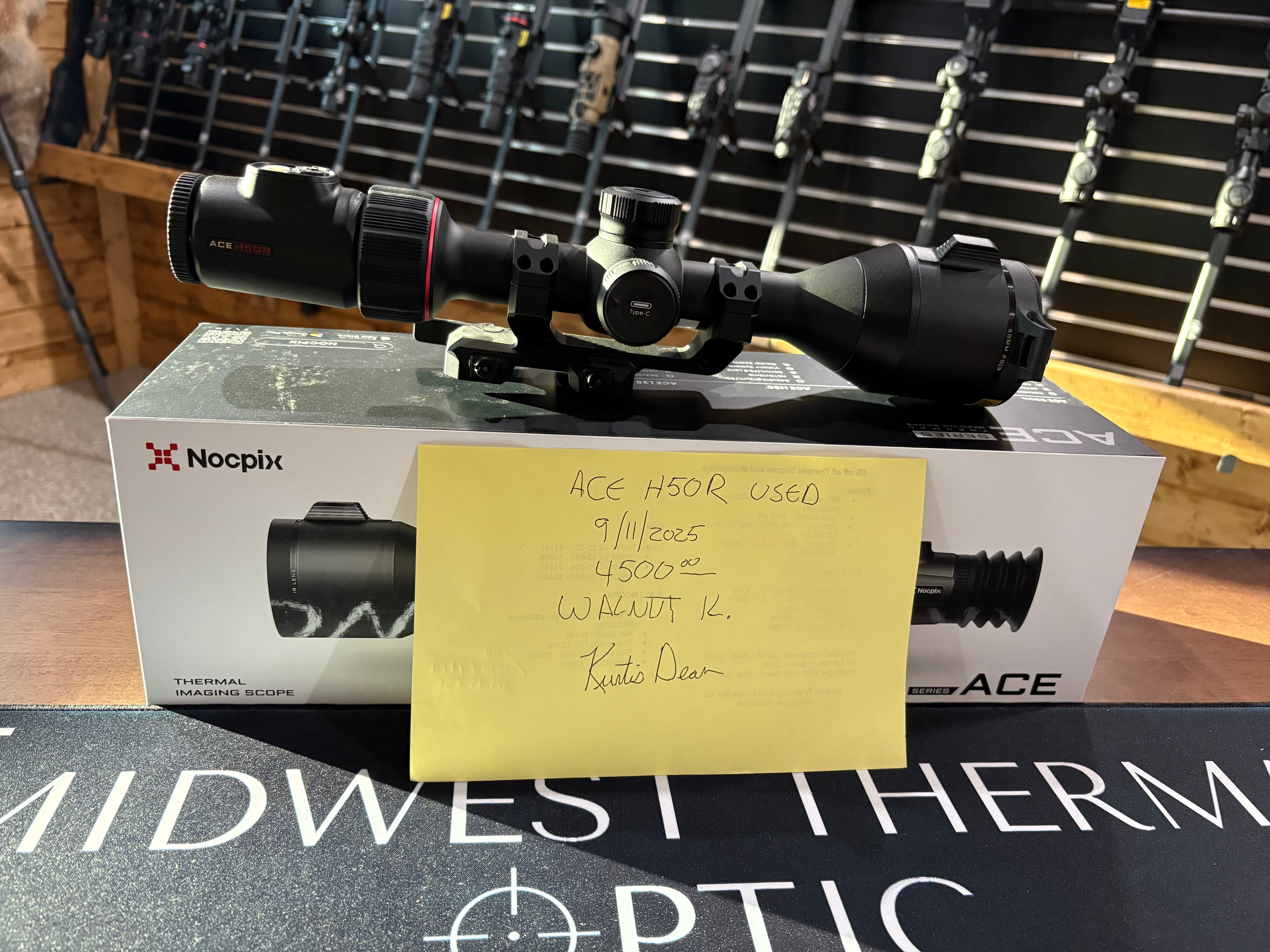 Used Nocpix ACE H50R Thermal Scope 640