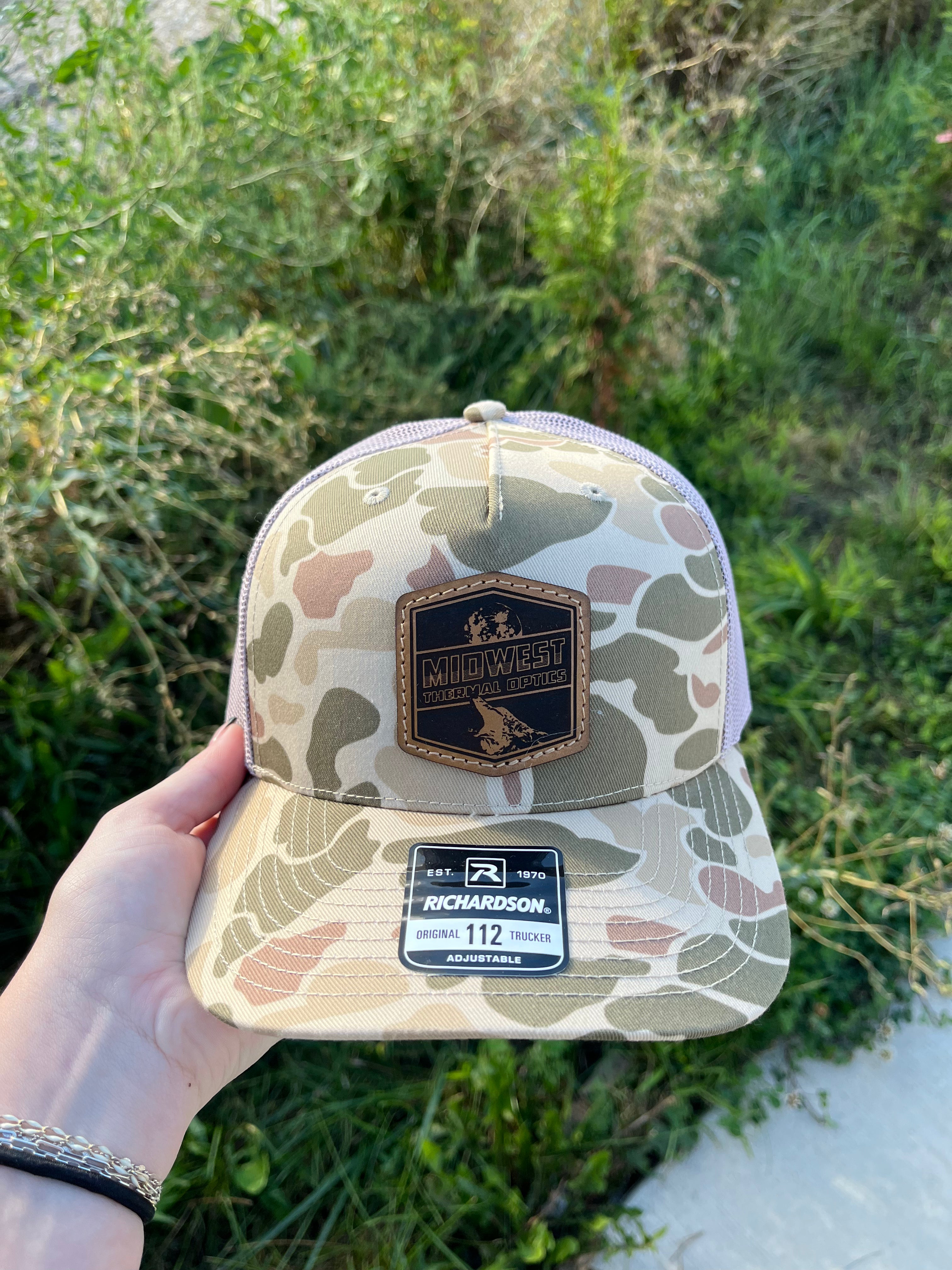 (Camo) Richardson 112 Adjustable Snapback - Midwest Thermal Optics Hat