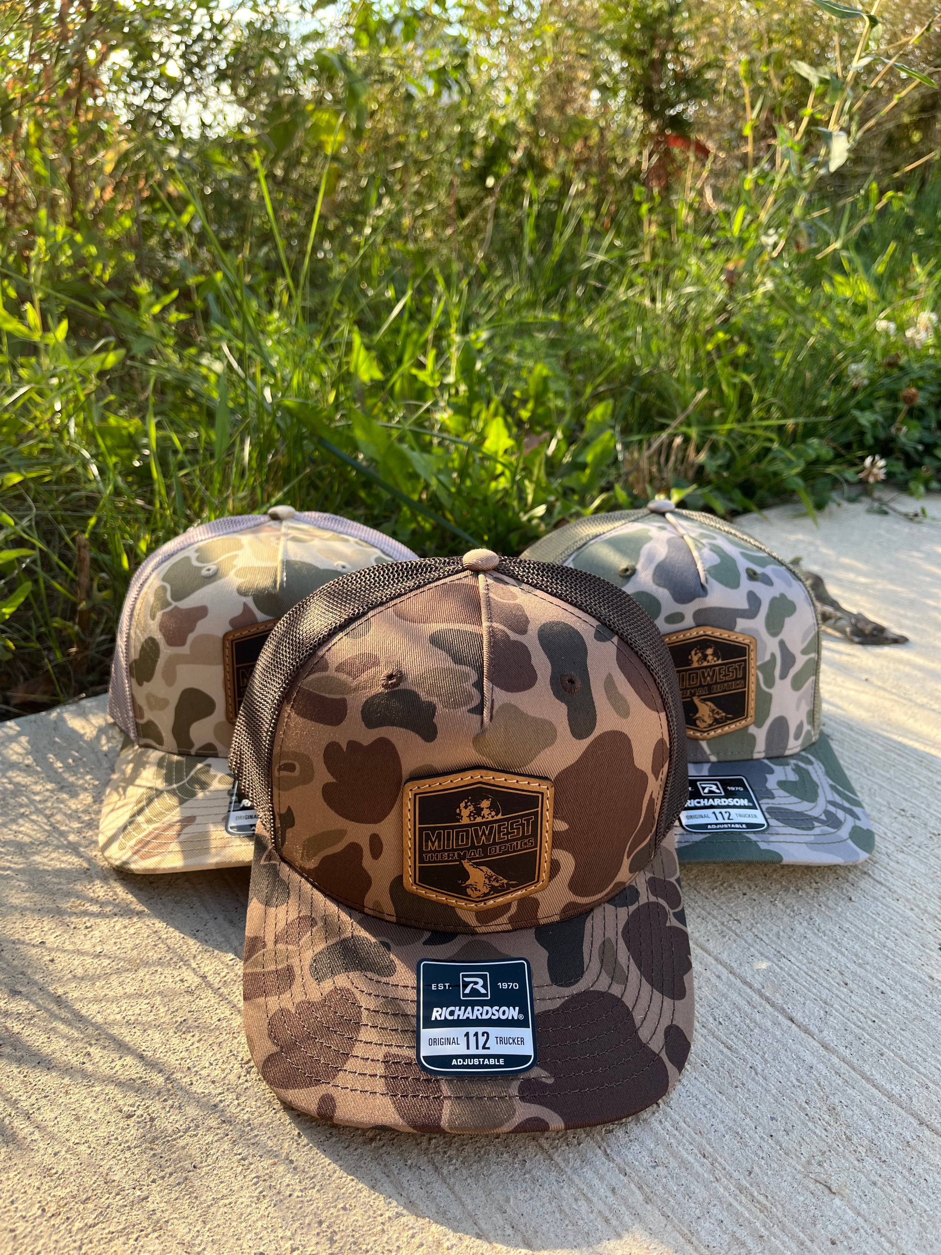 (Camo) Richardson 112 Adjustable Snapback - Midwest Thermal Optics Hat