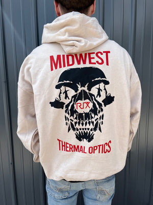 Midwest Thermal Optics SWEATSHIRT MTO RIX Optics Skull Hoodie