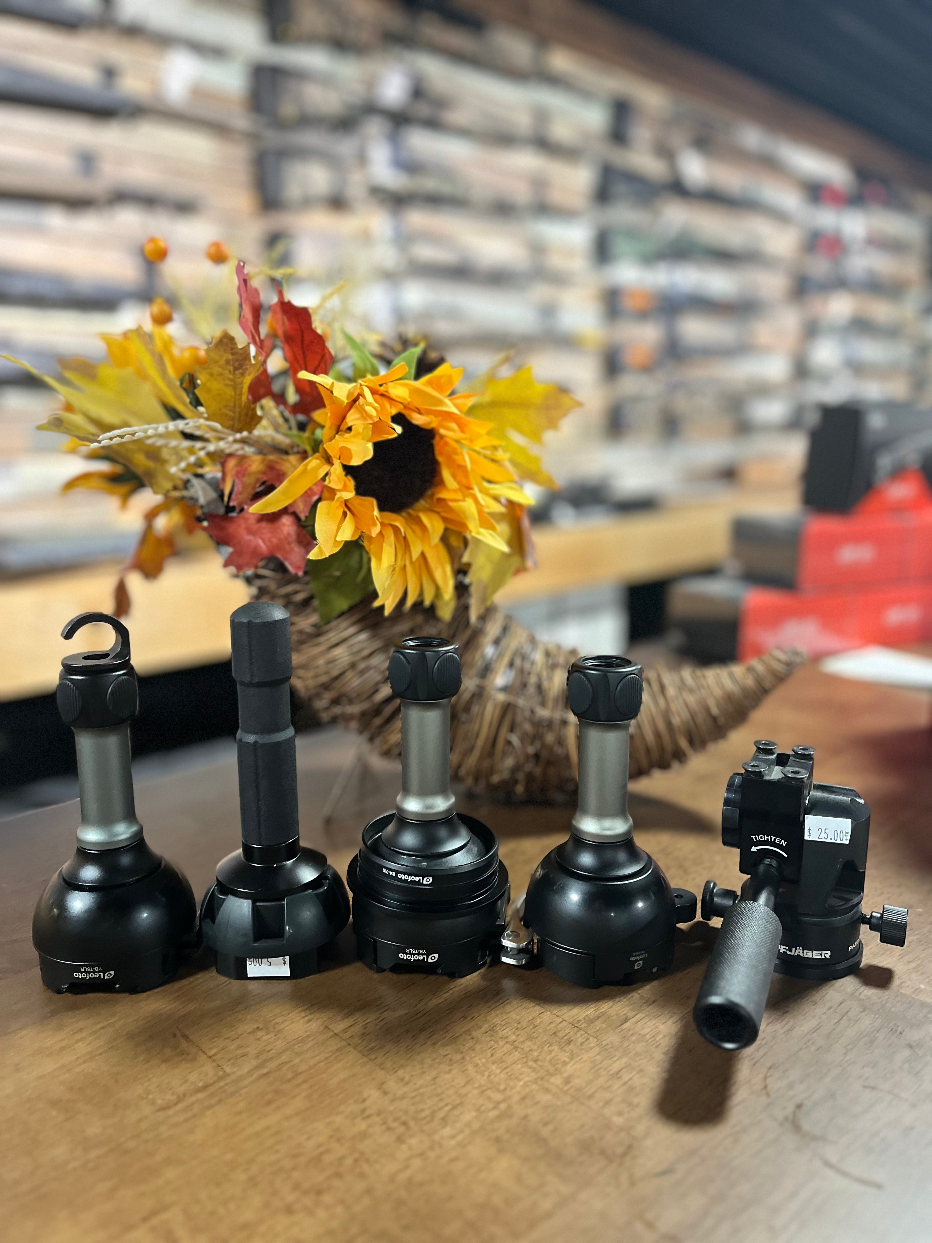 Midwest Thermal Optics Store Display Leofoto Kopjager Tripod Head’s