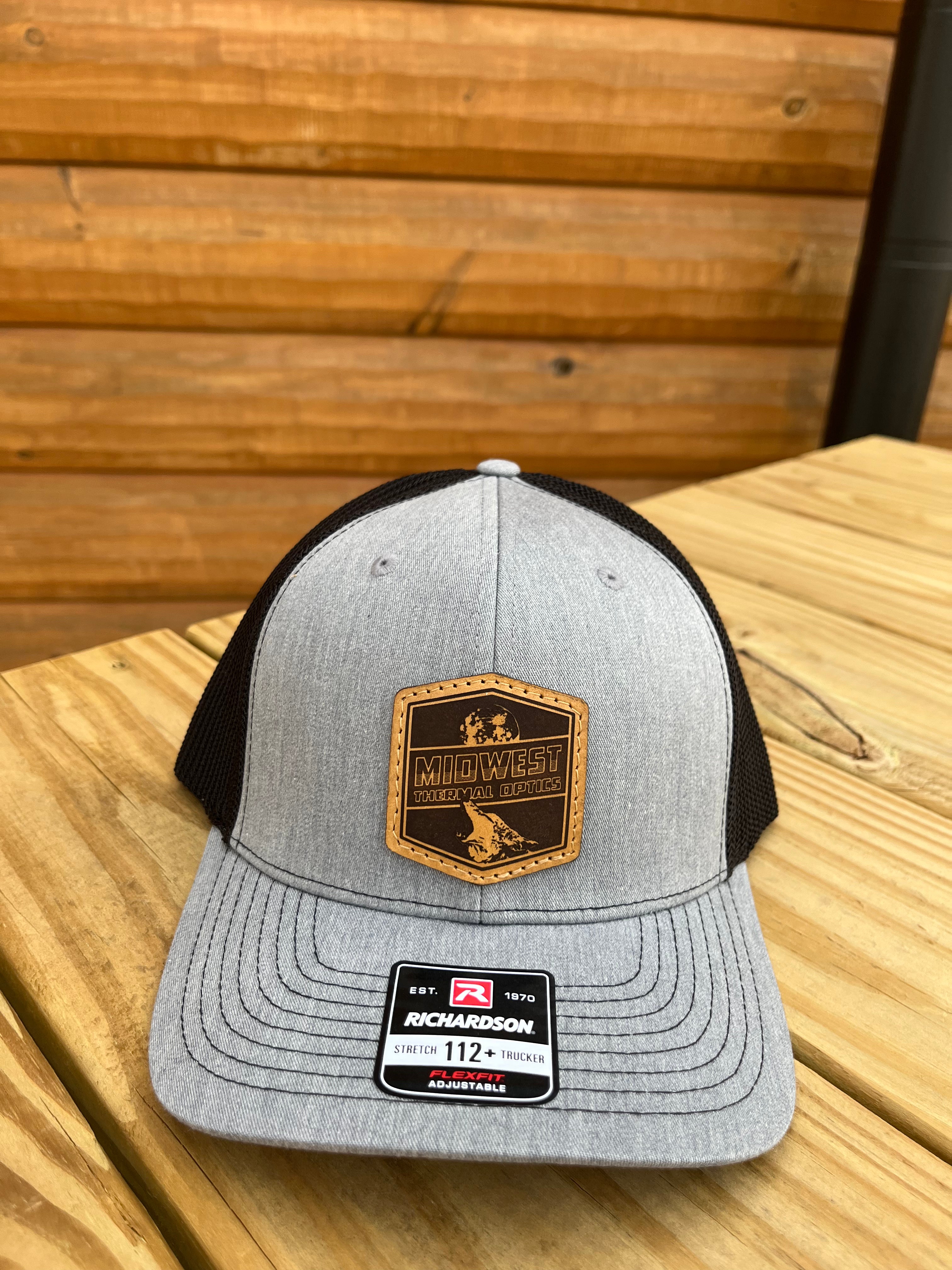 Midwest Thermal Optics Richardson 112 Flexfit Snapback - Midwest Thermal Optics Hat Heather Grey Black