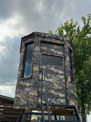 Midwest Thermal Optics BOWHUNTER 6x6 360 Hunting Blind w/ Vertical Windows Camouflage