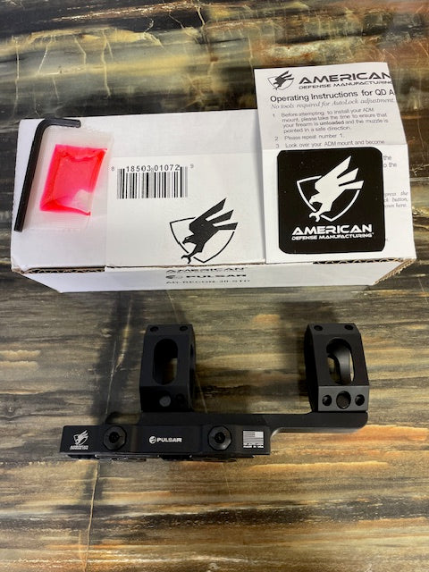 American Defense AD-RECON-30-STD Optic Mount, Pulsar Engraved