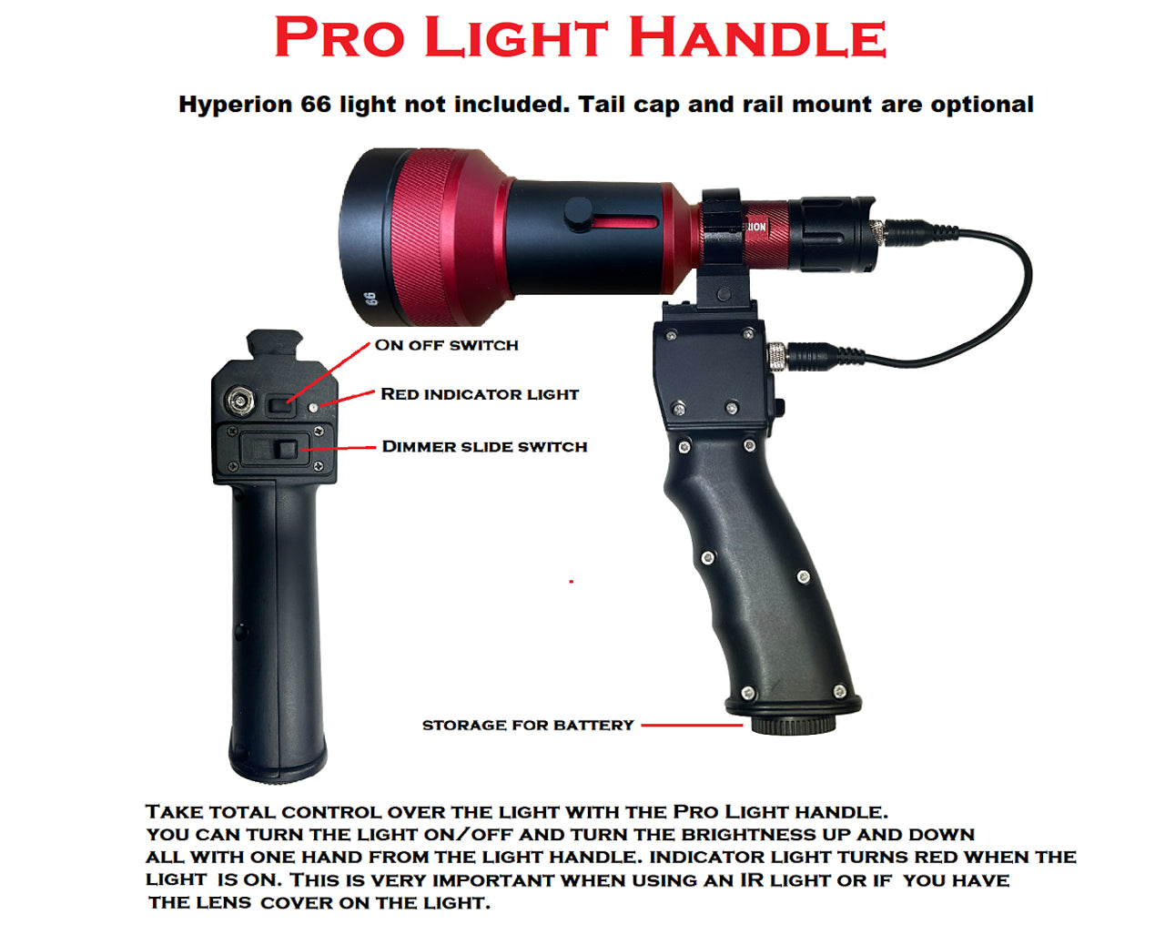 Sniper Hog Lights Pro Light Handle