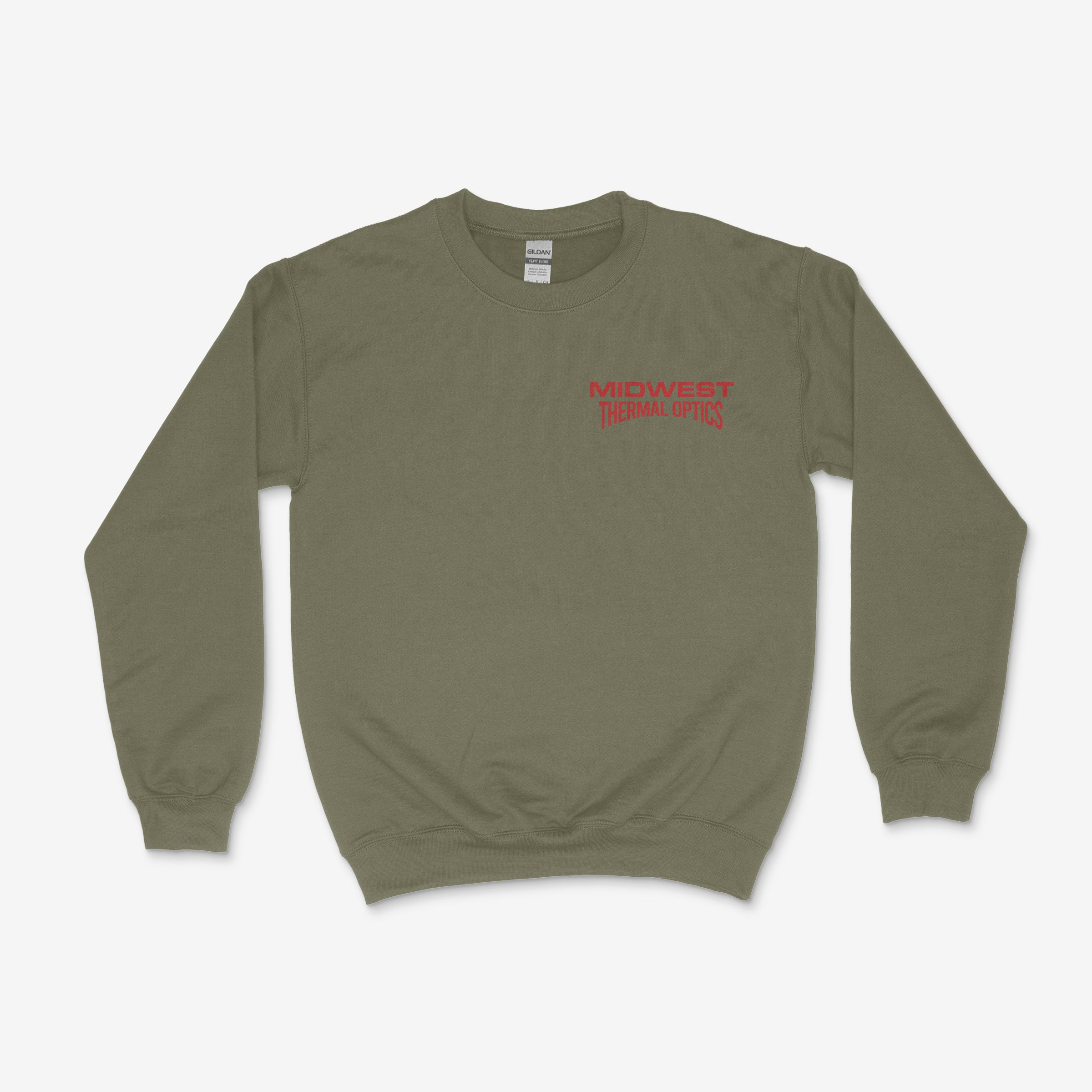 Midwest Thermal Optics New! MTO & RIX Optics Skull Crewneck Sweatshirt