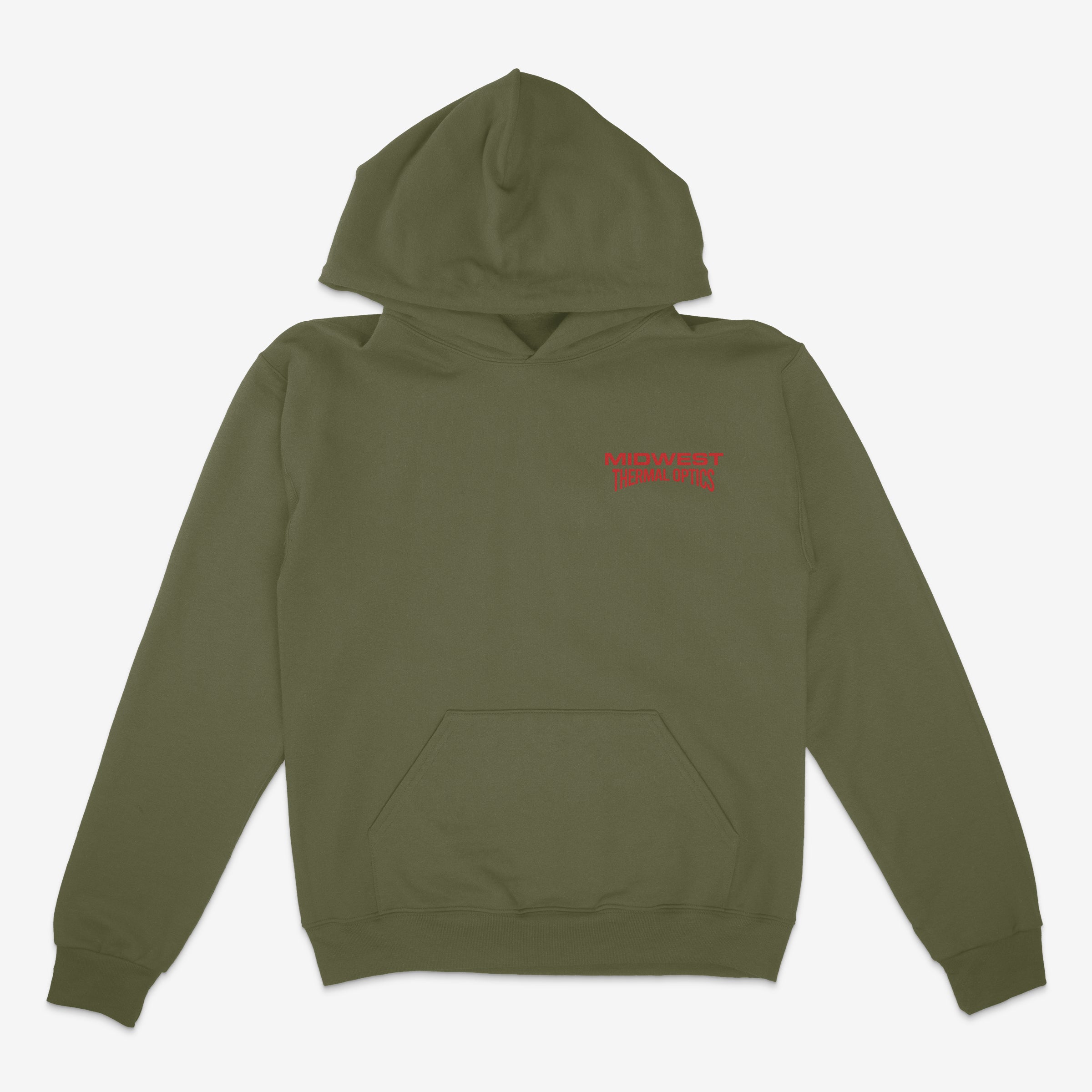 Midwest Thermal Optics SWEATSHIRT New! MTO & RIX Optics Skull Hoodie Sweatshirt
